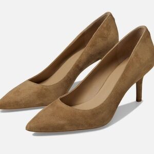 Lauren Ralph Lauren Tan Suede Heels